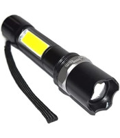 BL-9626 Rechargeable Flash Light XPE COB Dual Lights 1000 LM Adjustable Zoom In and Out USB Tactical Flashlight