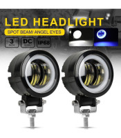 3 inch 20W ΠΡΟΒΟΛΕΑΣ Led 3\\" ΜΕ ΔΑΚΤΥΛΙΔΙ Halo 20 Watt Cree,HEADLIGHT