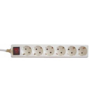 SAFETY POWER STRIP WITH ON-OFF SWITCH 6 OUTLETS