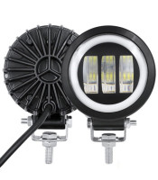 4 inch 30W ROUND ΠΡΟΒΟΛΕΑΣ Led 3,5\\" ΜΕ ΔΑΚΤΥΛΙΔΙ Halo 30 Watt Creeskroutz