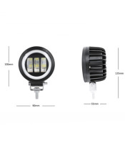 4 inch 30W ROUND ΠΡΟΒΟΛΕΑΣ Led 3,5\\" ΜΕ ΔΑΚΤΥΛΙΔΙ Halo 30 Watt Creeskroutz