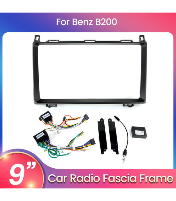 9 inch Car Radio Fascia Panel for Mercedes Benz B200 Vito/Sprinter/Viano Frame