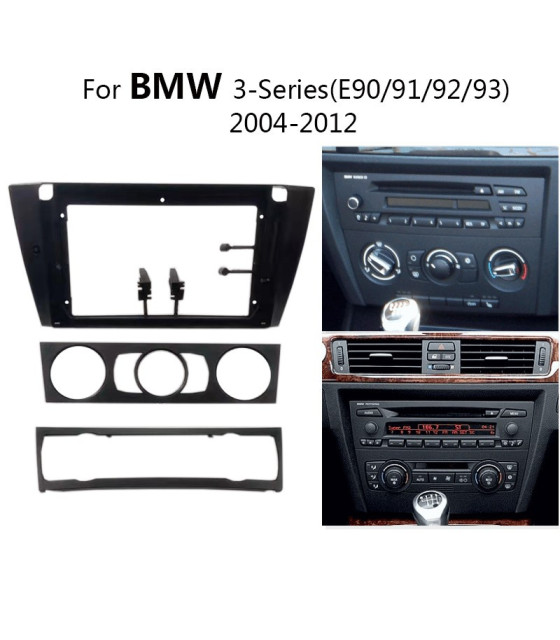 9 inch Car Radio Fascia panel for BMW 3 Series E90 E91 E92 05-12 stereo Frame