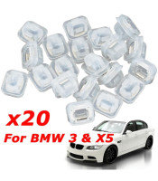 Door Clips For BMW 3 Series E46 E90 E91 E92 E93 For BMW X5 E53 20pcs