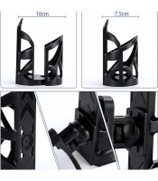 Универсална скоба за водна чаша, специална седалка за мотоциклет, черна