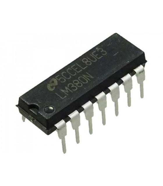 LM380 2,5-ватов аудио усилвател на мощност IC DIP-14