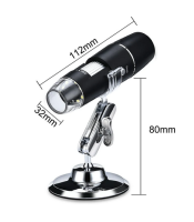 WIFI Microscope ΑΣΥΡΜΑΤΟ ΜΙΚΡΟΣΚΟΠΙΟ USB, 8 LED WIFI, Android, IOS, IPhone, IPad x1000ΚΑΜΕΡΕΣ