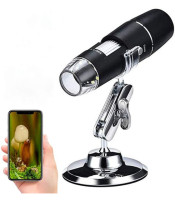 WIFI Microscope ΑΣΥΡΜΑΤΟ ΜΙΚΡΟΣΚΟΠΙΟ USB, 8 LED WIFI, Android, IOS, IPhone, IPad x1000ΚΑΜΕΡΕΣ