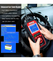 KONNWEI KW850 Professional OBD2 Scanner Auto Code Reader Diagnostic Check Engine Light Scan Tool for OBD II Cars After 1996