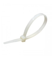 CV-075 WHITE ΔΕΜΑΤΙΚΑ 100 ΤΕΜ CABLE TIES 75X2.5mm ΛΕΥΚΑΔΕΜΑΤΙΚΑ - ΣΠΙΡΑΛ - ΒΑΣΕΙΣ