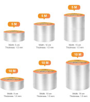 Butyl Sealant Tape 7.5cm Width X 10m Length, Upgraded Leak Proof Waterproof