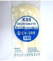 CV-200 WHITE ΔΕΜΑΤΙΚΑ 100 ΤΕΜ CABLE TIES 200X2.5mm ΛΕΥΚΑΔΕΜΑΤΙΚΑ - ΣΠΙΡΑΛ - ΒΑΣΕΙΣ