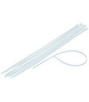 CABLE TIES 2.5X200mm WHITE CHS(PC)-3X200