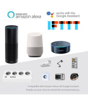 Smart WiFi, ΕΞΥΠΝΗ ΠΡΙΖΑ ΑΝΤΑΠΤΟΡ, Amazon Alexa, Google, smart lifeA