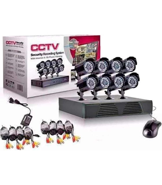 SET DVR ΚΑΤΑΓΡΑΦΙΚΟ HDMI - H264 8CH +20m ΚΑΛΩΔΙΑ + ΤΡΟΦΟΔΟΤΙΚΑ + Τ/...