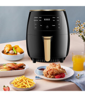 ΦΡΙΤΕΖΑ ΑΕΡΟΣ LCD TOUTCH, ΜΕ ΑΠΟΣΠΩΜΕΝΟ ΚΑΔΟ 4.5lt airfryer