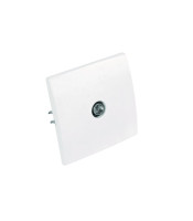 TV wall socket, single, complete set, white,tv scoket