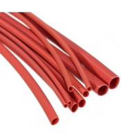 HEAT SHRINK TUBING 6.4/3.2mm (-55+135°C) redPLF100 6,4mm RED