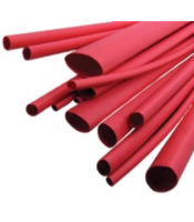 HEAT SHRINK TUBING 6.4/3.2mm (-55+135°C) redPLF100 6,4mm RED