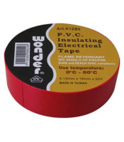 INSULATING PVC TAPE 0.13X19X20Y REDWONDER RED