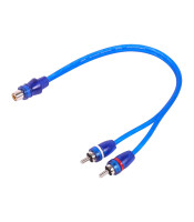 1-Female to 2-Male RCA Y-Adapter (1 FT) Cable (SKARRCA-1F2M)RCA2M-1F