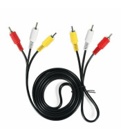 SOUND CABLE 3 MALE RCA TO 3 MALE RCA 1.5mCABLE 521/1.5