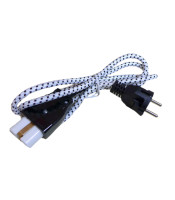 H05RΝ-F 3 x 1,00mm2 1,5m black-white fiber cableCABLE710