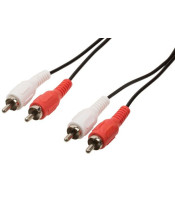 SOUND CABLE 2 MALE RCA TO 2 MALE RCA 10m22017