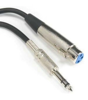 XLR (F) - Jack Microphone Cable 6M022040 - CABLE 431