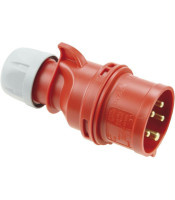 PCE 32a 415v 3ph Male Ceeform Plug Ip44 RatedI12AJ-025