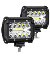 ΑΔΙΑΒΡΟΧΟ LED LIGHT BAR 60W 12 - 24 VDC ΔΙΑΣΠΟΡΑΣ, combo