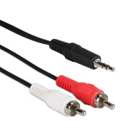 3.5mm Stereo Plug - 2 RCA Plug Cable 5m22064