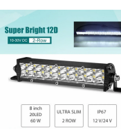 SLIM ΠΡΟΒΟΛΕΑΣ LED LIGHT BAR 60W, ΔΥΟ ΣΕΙΡΩΝA