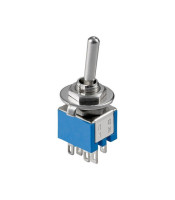 SUPERMINI TOGGLE SWITCH ON-OFF 1.5A/250V 6P SMTS-202-2A1 JTGSMTS-202