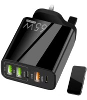 65W 5 USB тип C бързо зарядно за стена PD QC3.0 адаптер за iPhone