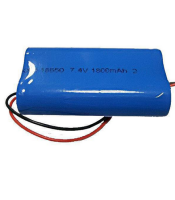 18650 3.7V 6800mAh Lithium ion Battery Pack2x18650 CABLE