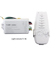 Four-channel switch with RF remote control, 230VAC, 2A, IP20, surfa...