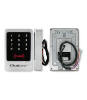 Qoltec Code lock MIMAS with RFID reader Code | Card | keyfob | Doorbell button | IP68 | EM