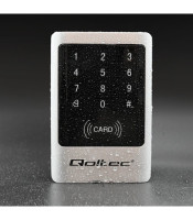 Qoltec Code lock MIMAS with RFID reader Code | Card | keyfob | Doorbell button | IP68 | EM