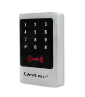 Qoltec Code lock MIMAS with RFID reader Code | Card | keyfob | Doorbell button | IP68 | EM