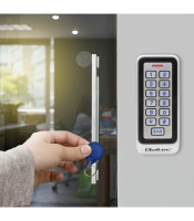 access control Qoltec Code lock TRITON with RFID reader Code | Card | keyfob | IP68 | EM