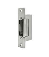 REVERSE Electric strike With lock and memory + mounting plate | 12V