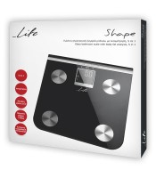 BATHROOM SCALE with FAT MEASUREMENT LIFE SHAPE