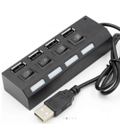 USB 2.0 HUB WITH 4 USB-A PORT SWITCHES