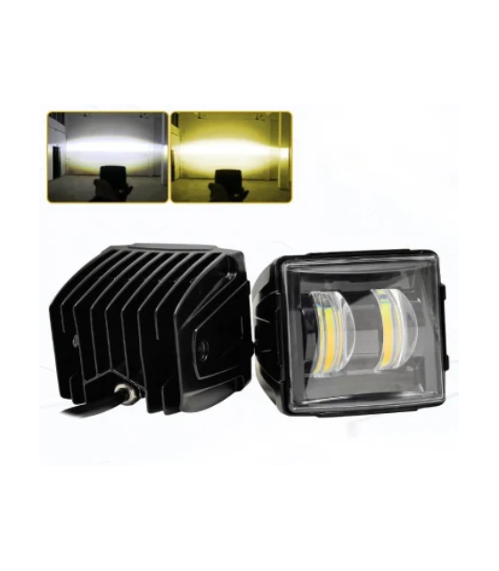 40W Portable Sealed Beam LED Work Light Running off-Road 12V White Yellow Fog Lamp12V~36V