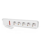 wireless power strip, 5-way with remote control, individually controllable