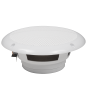 CEILING AND WALL OUTDOOR SPEAKER, Ø 148MM, 80 WATT, WHITE, PA