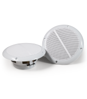 CEILING AND WALL OUTDOOR SPEAKER, Ø 148MM, 80 WATT, WHITE, PA