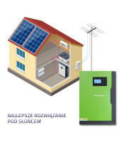 Qoltec Hybrid Solar Inverter Off-Grid 6KVA | 3.5kW | 100A | 24V | MPPT | Sine