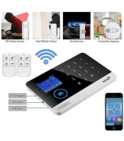 Tuya Wireless Alarm System for Home Burglar Security WiFi GSM APP Voice Control Support Alexa Google Assistant